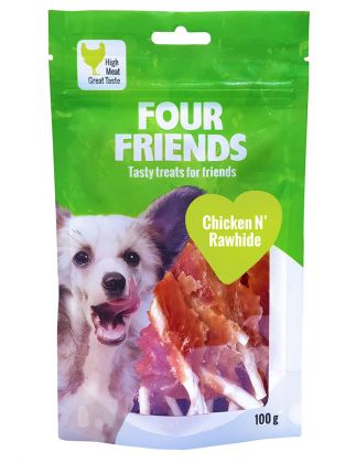 Chicken N' Rawhide Dog Treats